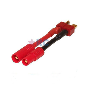 Deans T type to HXT 4mm Male LiPo Adapter